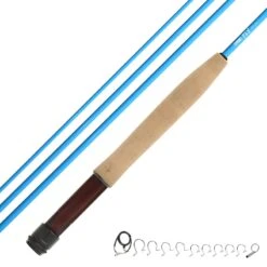 CRB 9'0" 3wt Color Series Fly Rod Kit -Prorod Supplies Store 3wt teal