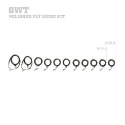 LZR Single Foot Fly Rod Guide Set Kits -Prorod Supplies Store 6 WT POLISHED 054945b3 6ec2 45f7 81fa 59a8eb84df8d