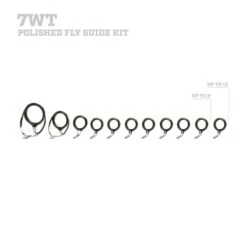 LZR Single Foot Fly Rod Guide Set Kits -Prorod Supplies Store 7 WT POLISHED d9cd7ee8 cb31 4262 87b9 8b1245a9b4fe