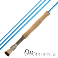 CRB 9'0" 8wt Color Series Fly Rod Kit -Prorod Supplies Store 8wt teal