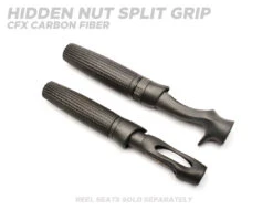 CFX Composite Carbon Fiber Grips - 3.5" Split Grip For Fuji PTS/TVS -Prorod Supplies Store CFX Composite Carbon Fiber Grips 3.5 Split Grip for Fuji PTS TVS image 2