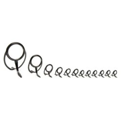 CRB Medium Duty Spinning Rod Guide Kits -Prorod Supplies Store CRB Medium Duty Spinning Rod Guide Kits Black Elite Large