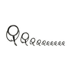 CRB Medium Duty Spinning Rod Guide Kits -Prorod Supplies Store CRB Medium Duty Spinning Rod Guide Kits Black Elite Medium