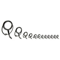 CRB Medium Duty Spinning Rod Guide Kits -Prorod Supplies Store CRB Medium Duty Spinning Rod Guide Kits Black Standard Large