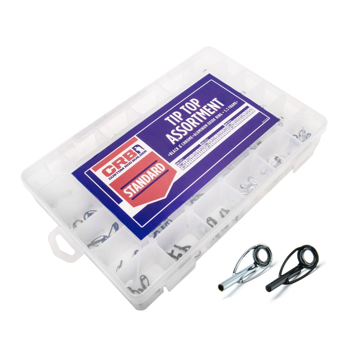 CRB Tip-Top Assortment Set - Black & Chrome Combo 3 CRB Tip-Top Assortment Set - Black & Chrome Combo