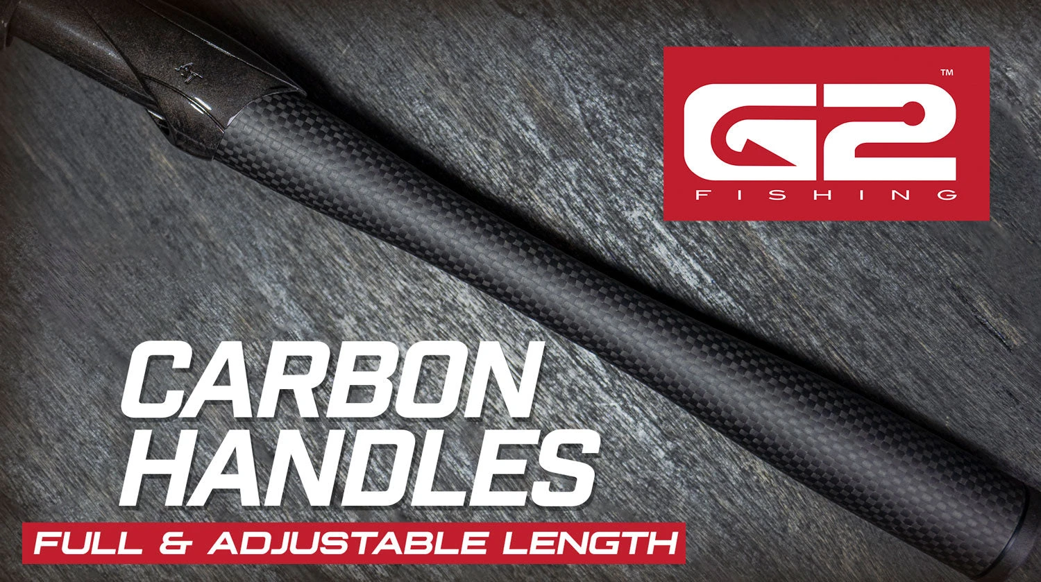 G2 Carbon Handle 12" Full Length Grip Kits For G2 Casting Reel Seats 4 G2 Carbon Handle 12" Full Length Grip Kits For G2 Casting Reel Seats - Image 2