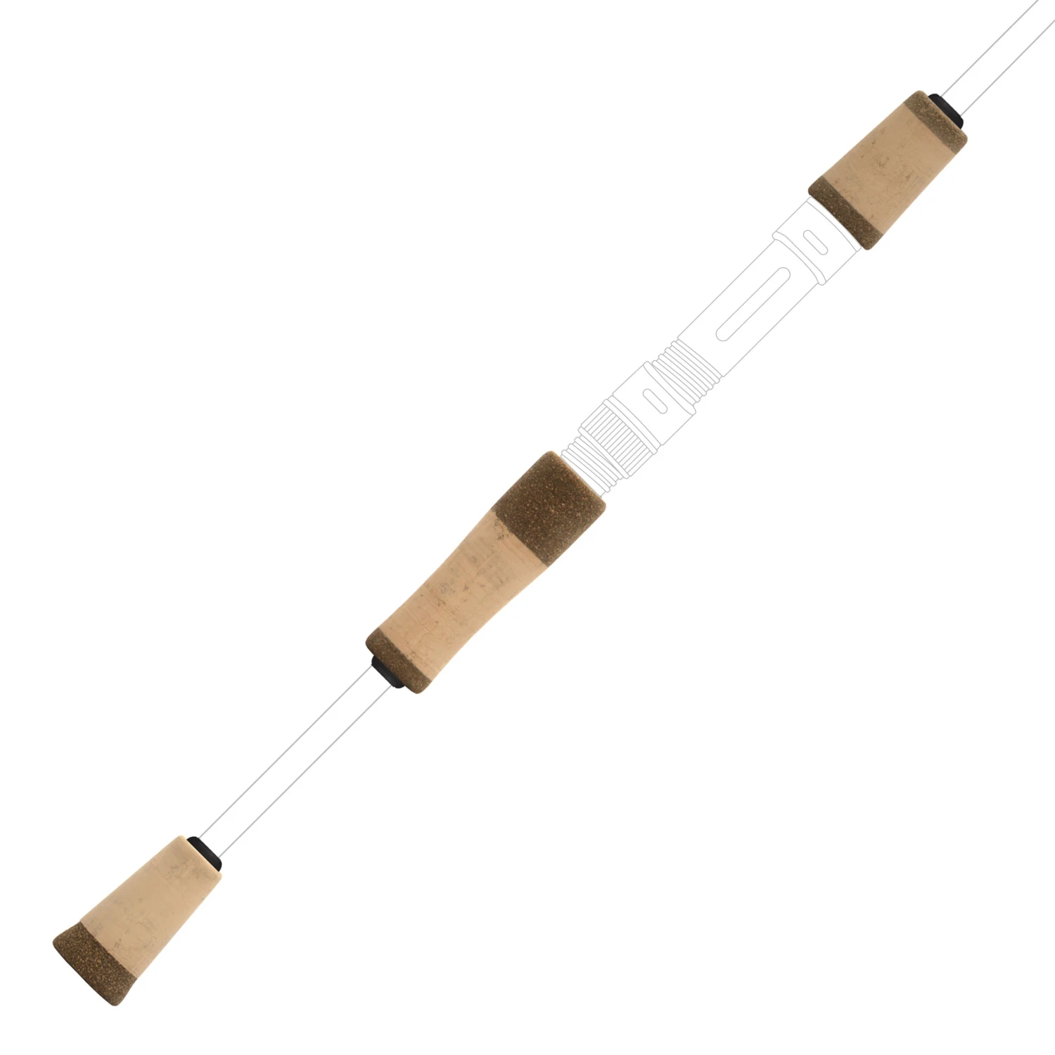 2-Tone Split Grip Kits For Spinning Rods 4 2-Tone Split Grip Kits For Spinning Rods - Image 2