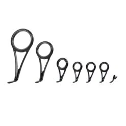 LZR Ice Rod Guide Kits -Prorod Supplies Store LZR Ice Rod Guide Kits Black 20 6