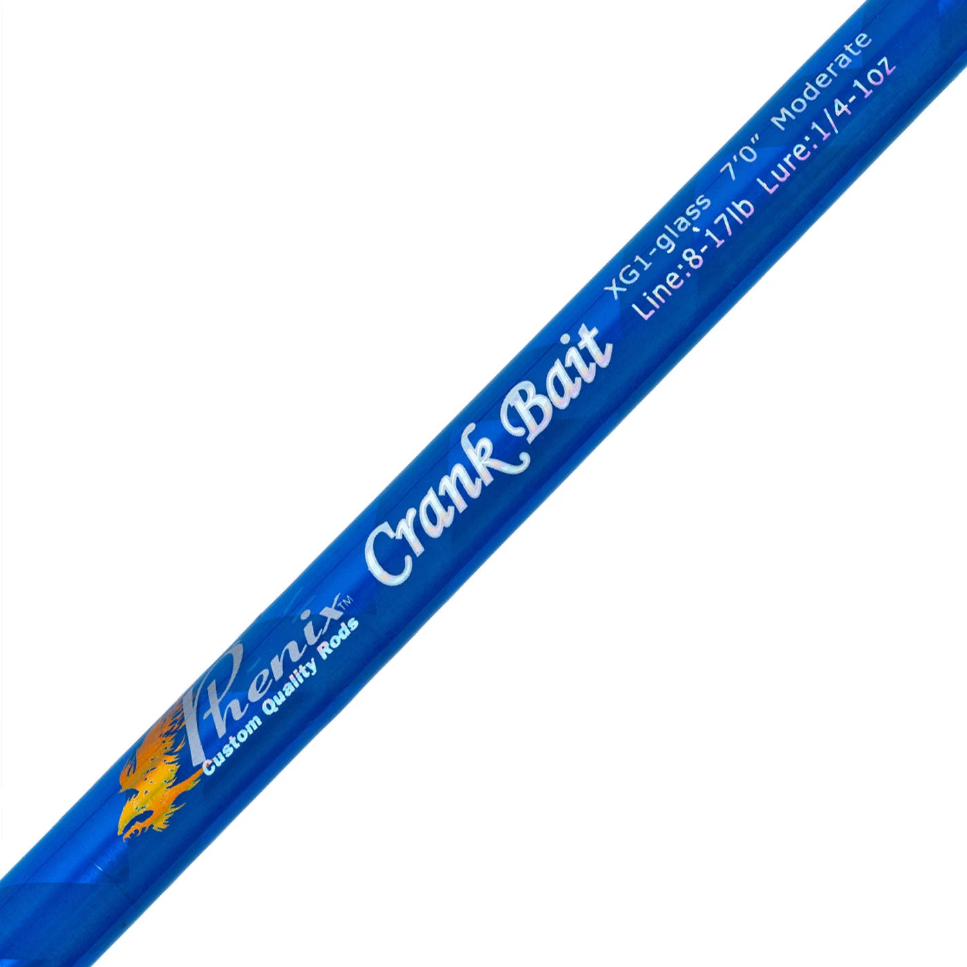 Phenix Glass Crankbait Blank, 7', 8-17lb, XG1-Glass-Blue (Blue) 3 Phenix Glass Crankbait Blank, 7', 8-17lb, XG1-Glass-Blue (Blue)