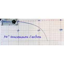 V-Line 34" Uncommon Carbon Ice Rod Blank -Prorod Supplies Store UC34Deflection