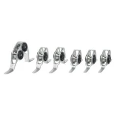 Winthrop Tackle X-Caliber Roller Guide Set 130# - Ball Bearing -Prorod Supplies Store Winthrop Tackle X Calibur Roller Guide Set 130 Ball Bearing Silver 6 Roller Guide Set 1