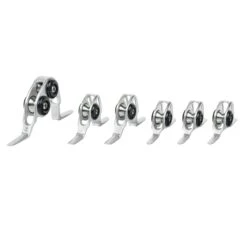 Winthrop Tackle X-Caliber Roller Guide Set 130# - Bushing -Prorod Supplies Store Winthrop Tackle X Calibur Roller Guide Set 130 Bushing Silver 6RollerGuideSet 1