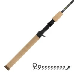 MHX 7'0" Med-Heavy Casting Rod Kit MB843 -Prorod Supplies Store metallic black pearl casting