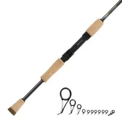 MHX 6'6" Med-Light Spinning Rod Kit SJ782 -Prorod Supplies Store metallic black pearl spinning e8150fda 2798 47c9 b521 0f55a59d9bf1